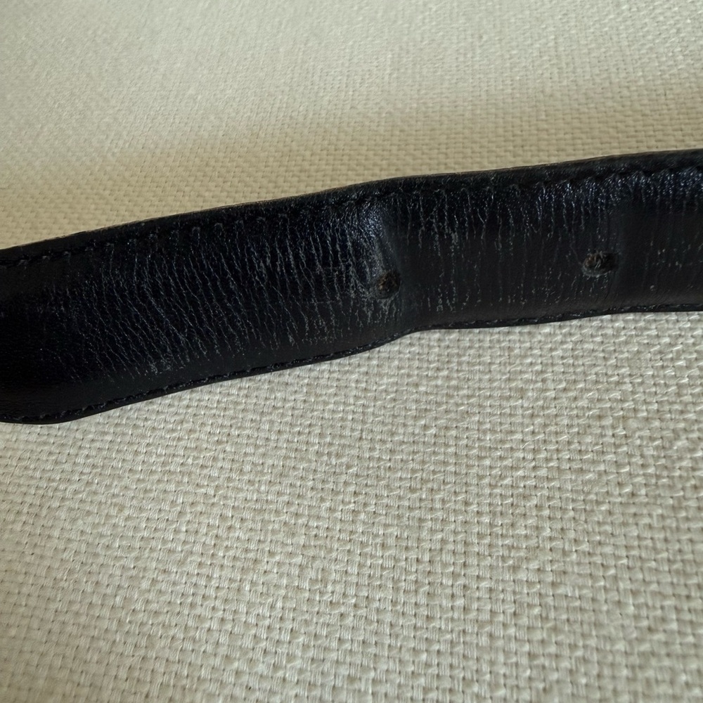 Coach 5700 Men’s Black Leather Belt Size 38/95CM - Picture 12 of 14